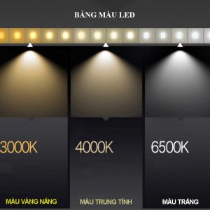 màu sắc đèn led