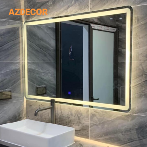Gương viền cát led cảm ứng