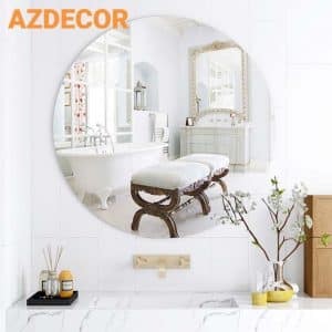 Gương tròn không viền
