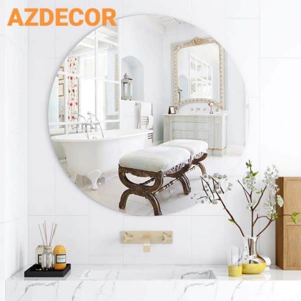 Gương tròn không viền